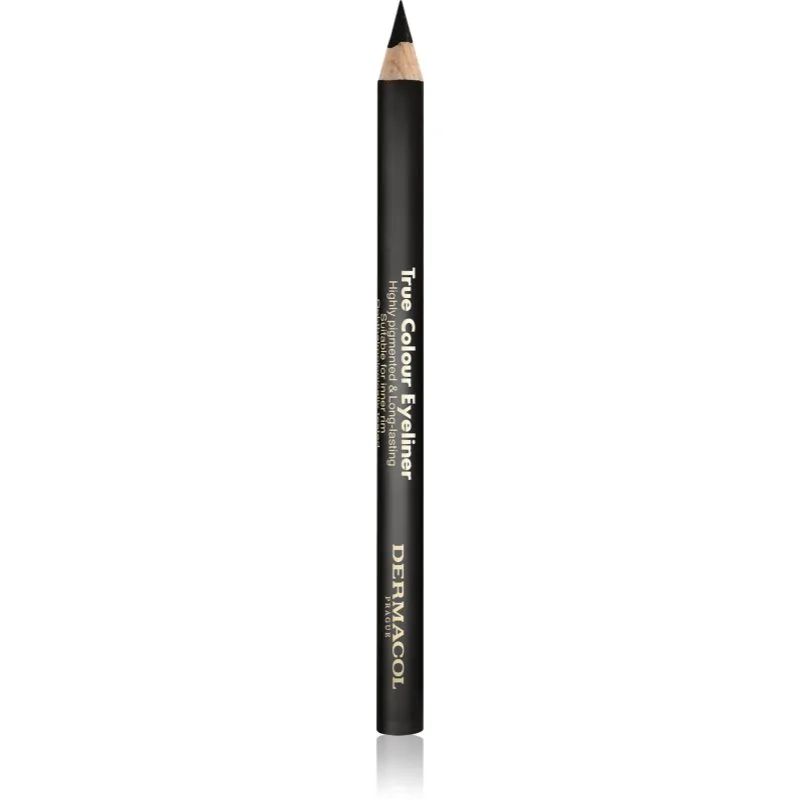 Dermacol True Colour Eyeliner μακράς διαρεκίας μολύβι για τα μάτια απόχρωση 01 Black 4 γρ