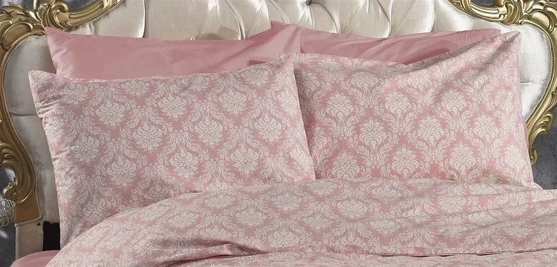 Μαξιλαροθήκη Εμπριμέ Φάκελος Polycotton 50x70εκ. Οφηλία 277 Ροζ DimCol (Χρώμα: Ροζ, Ύφασμα: 70% Βαμβάκι-30% Polyester) - DimCol - 1935883142427779