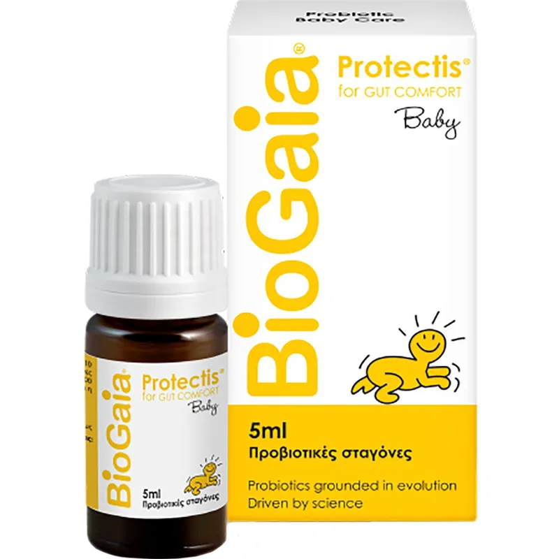 BioGaia Protectis Probiotic Baby Care for Gut Comfort Συμπλήρωμα Διατροφής Προβιοτικών Σταγόνων για Βρεφικούς Κολικούς 5ml