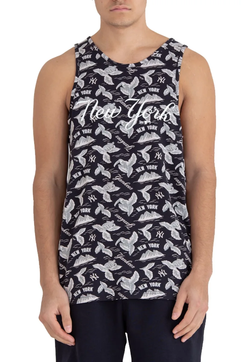 Μπλούζα Αμάνικη New Era New York Yankees Allover MLB Island Tank 11935284-NVY Ανδρικό
