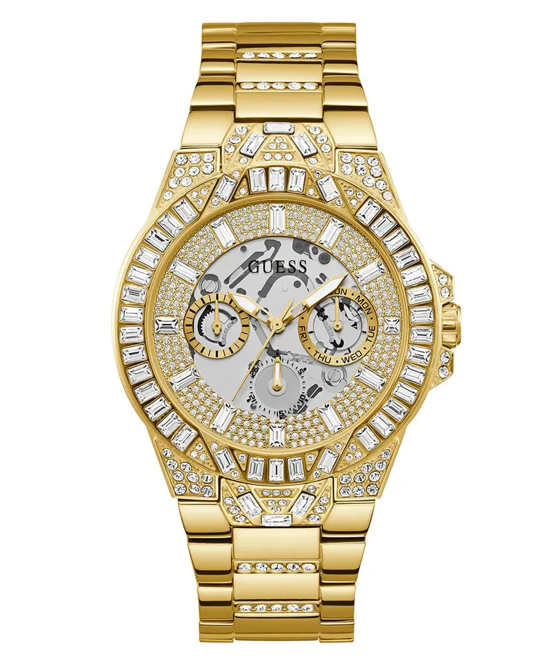 Guess Men's Watch GW0516G2, 44mm, Χρυσό Tone