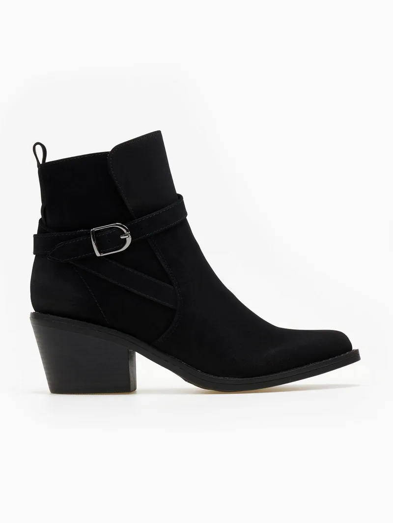ERYNN Ankle Boots Wooden Heel - M772 - Black