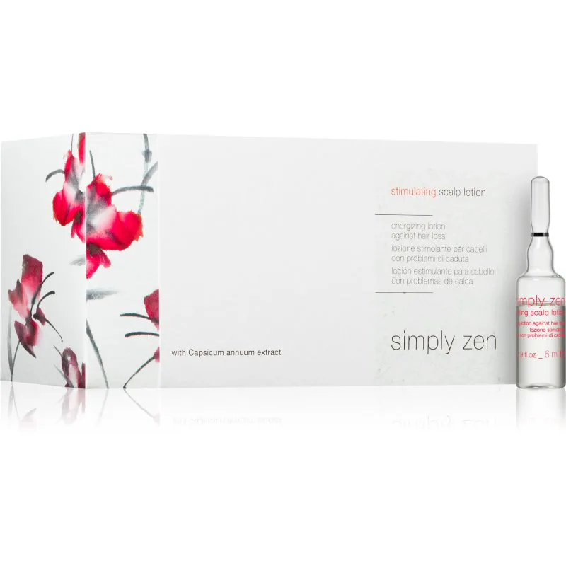 Simply Zen Stimulating Scalp Lotion λοσιόν για τα μαλλιά ενάντια στη τριχόπτωση 8x6 ml