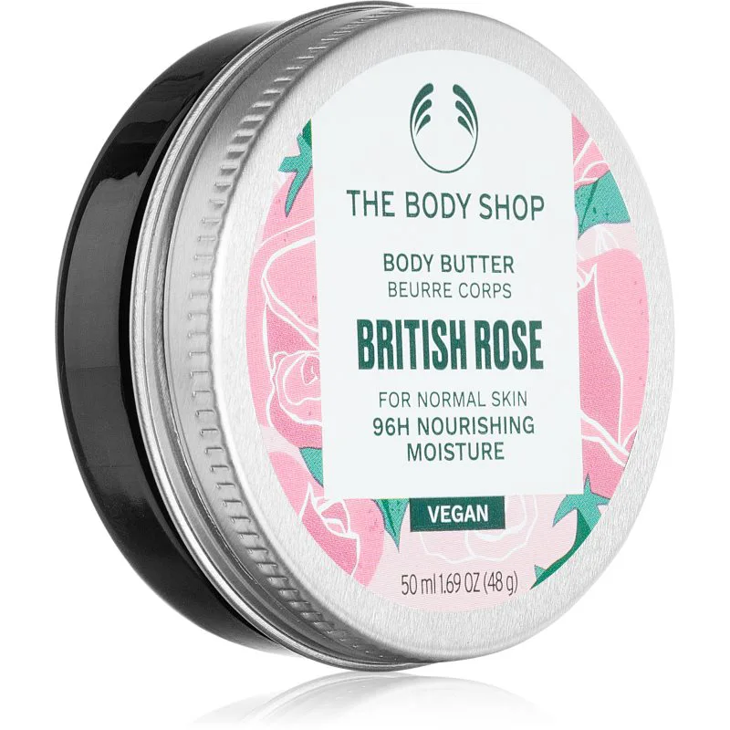 The Body Shop British Rose Body Butter βούτυρο σώματος με θρεπτικό αποτέλεσμα 50 ml