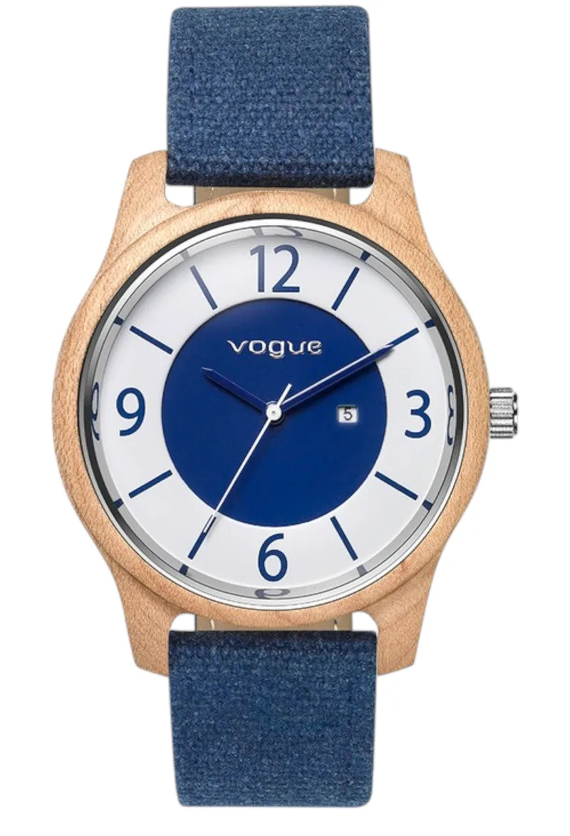 Ρολόι Χειρός Vogue Arrow Με Ιδιαίτερο Λουράκι 202018081.1-Stainless Steel Beige-Blue