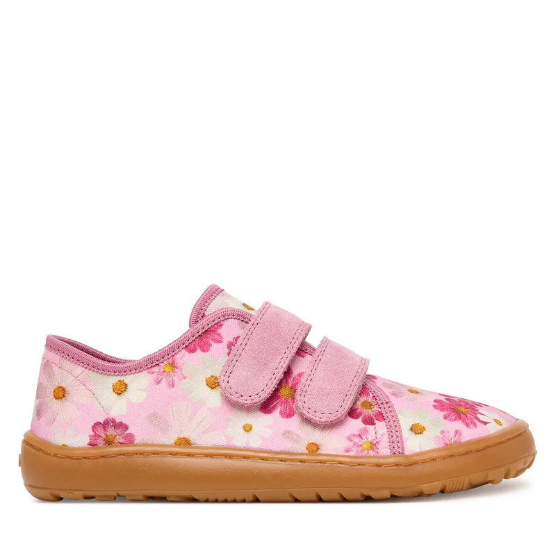 Παντόφλες Σπιτιού Froddo Barefoot Canvas G1700440-9 D Ροζ