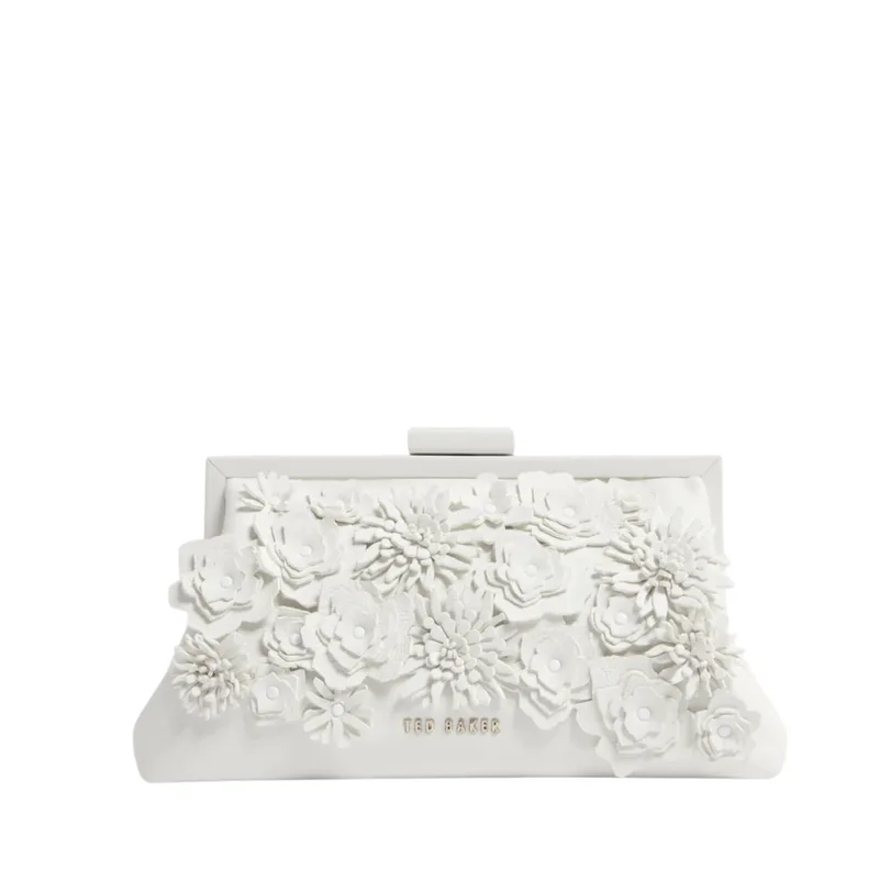 Γυναικεία Fiorell Flower 3D Τσάντα Λευκή Ted Baker 281523-WHITE