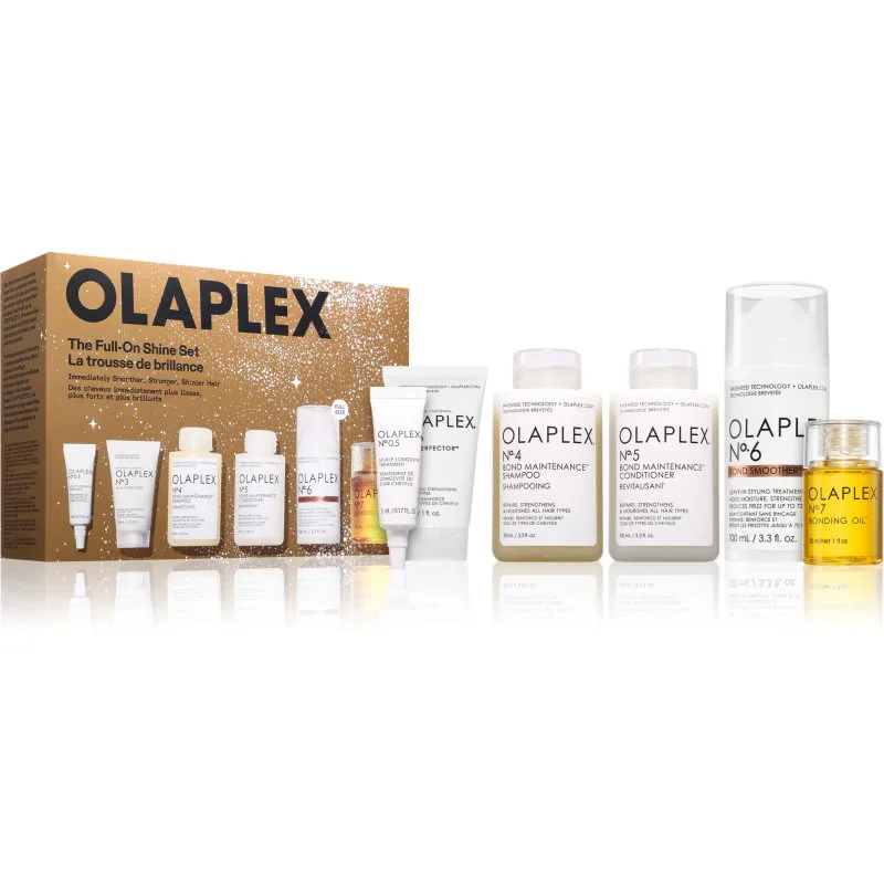 Olaplex Set σετ δώρου Για λάμψη και απαλότητα μαλλιών 6 τμχ
