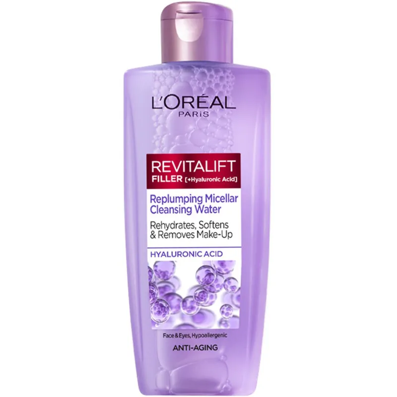 L'Oreal Paris Revitalift Filler Νερό Micellaire για Καθαρισμό & Ντεμακιγιάζ Προσώπου - Ματιών 200ml