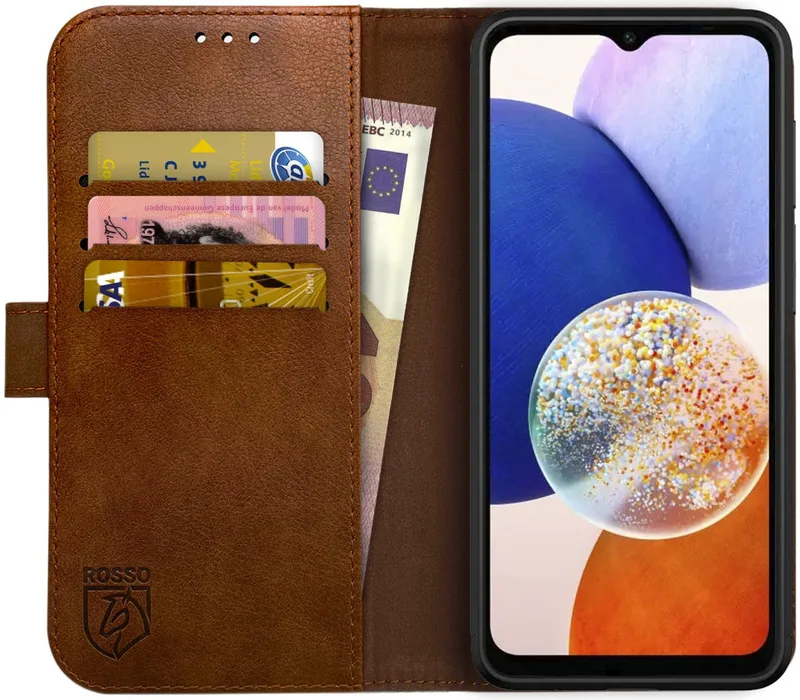 Κόκκινο Element PU Θήκη Πορτοφόλι Samsung Galaxy A14 - Brown (8719246376931)