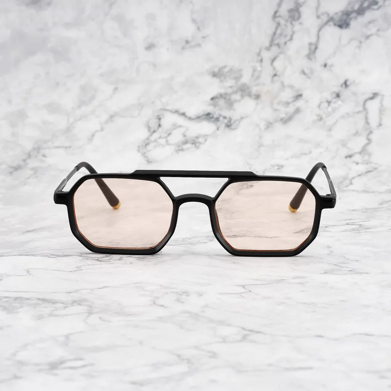 RICHARD 40EP2M - RICHARD - MATT BLACK - PEACH Sunglasses | Matt Black | Peach Shades | Explicit Poets Sunglasses