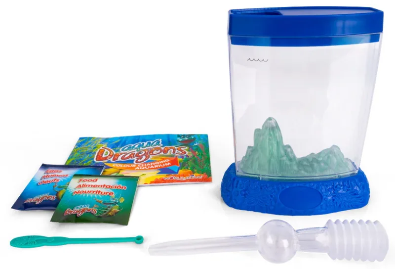 Aqua Dragons Colour Changing Deluxe Aquarium - Έξυπνο Εκπαιδευτικό Παιχνίδι Ενυδρείο με Φωτισμό LED & Αλλαγή Χρώματος Βάση Θερμοκρασίας Νερού (7002)