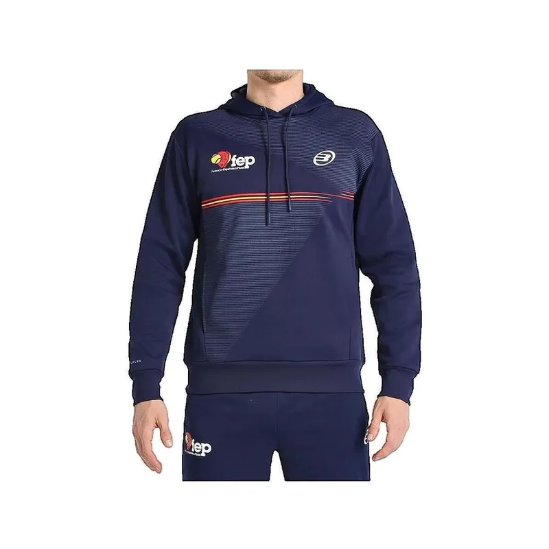 T-shirt με κουκούλα Bullpadel Sweat-shirt Forca Bleu Marine