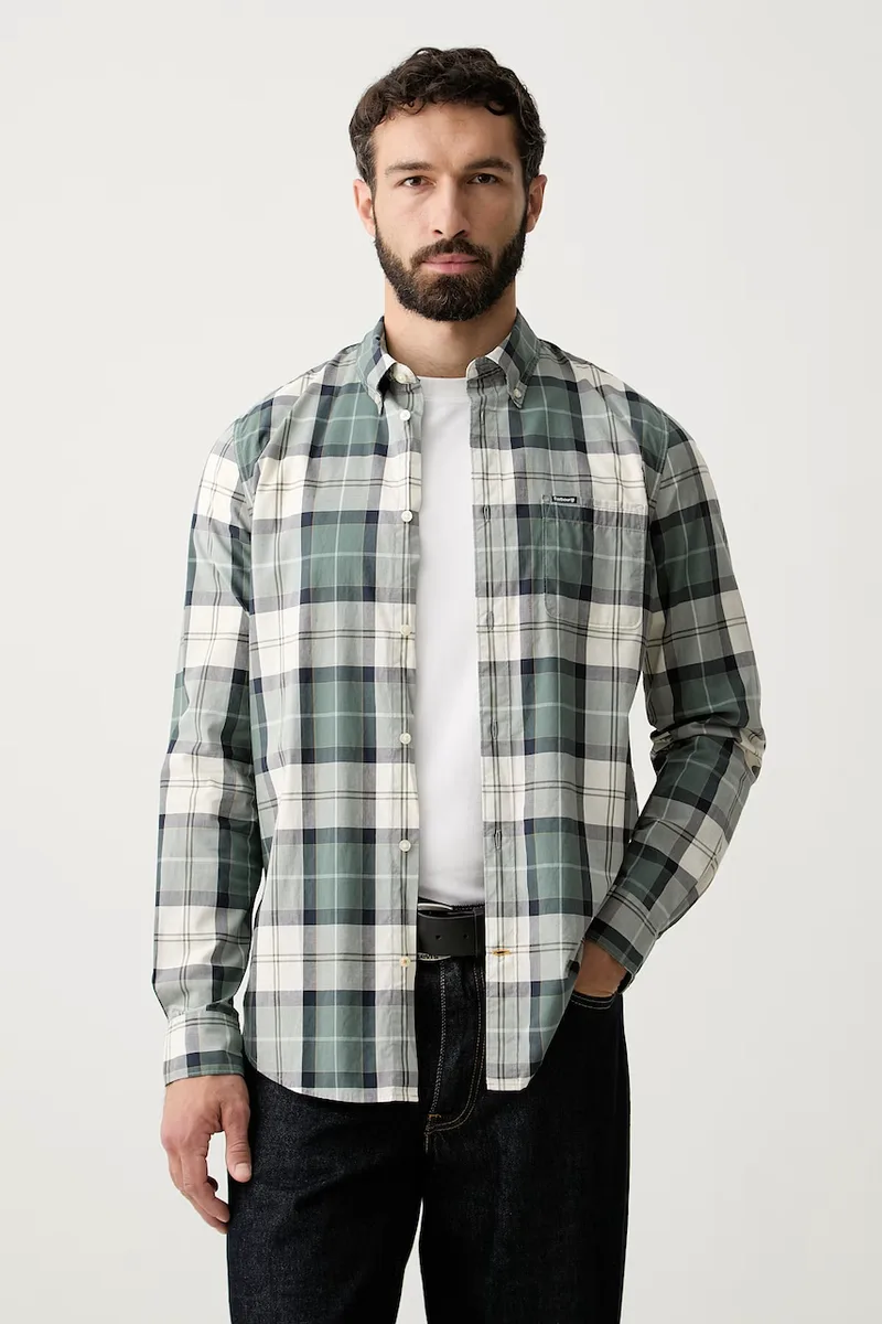 Barbour πουκάμισο ανδρικό βαμβακερό Rawley