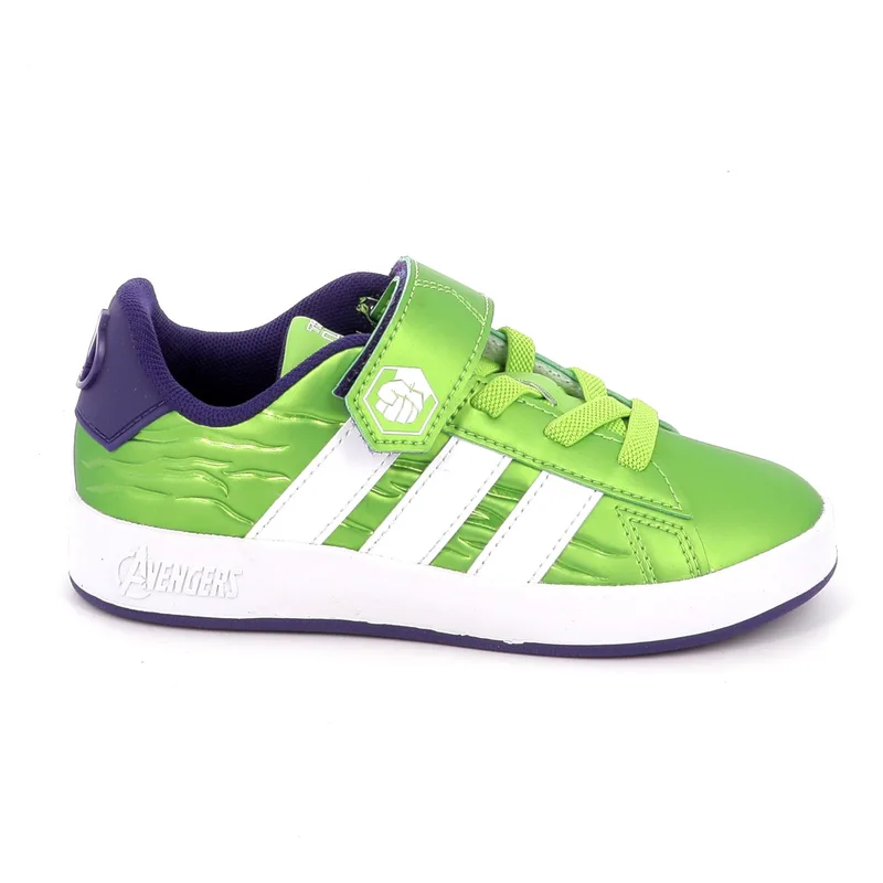 Παιδικό Αθλητικό Παπούτσι για Αγόρι Adidas Grand Court Hulk El K Χρώματος Πράσινο HP3607