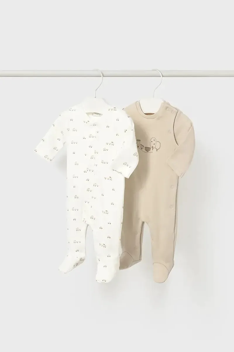 Mayoral Newborn Βρεφικές βαμβακερές ρόμπες Mayoral Newborn 2-pack