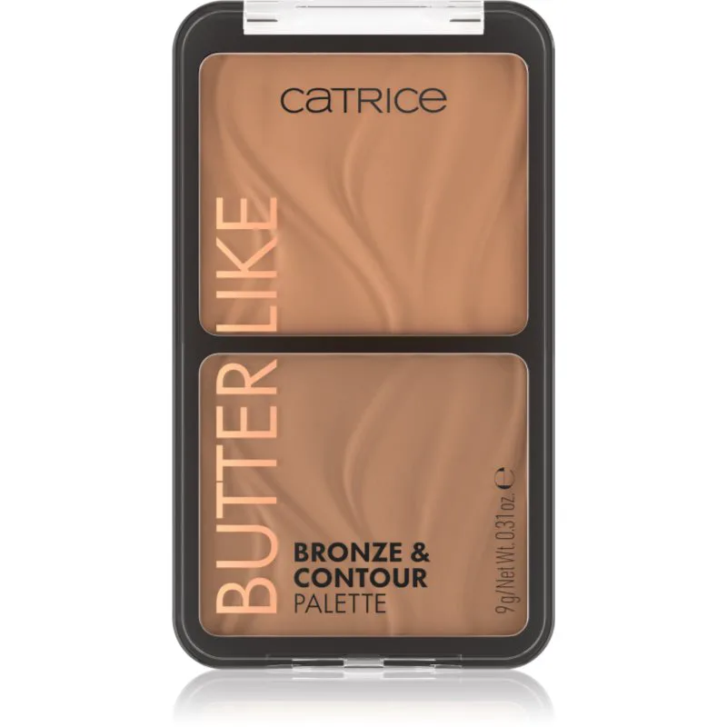 Catrice Butter Like Bronze & Contour μικρή παλέτα περιγράμματος με τερακότα απόχρωση 010 Born To Shape 9 γρ