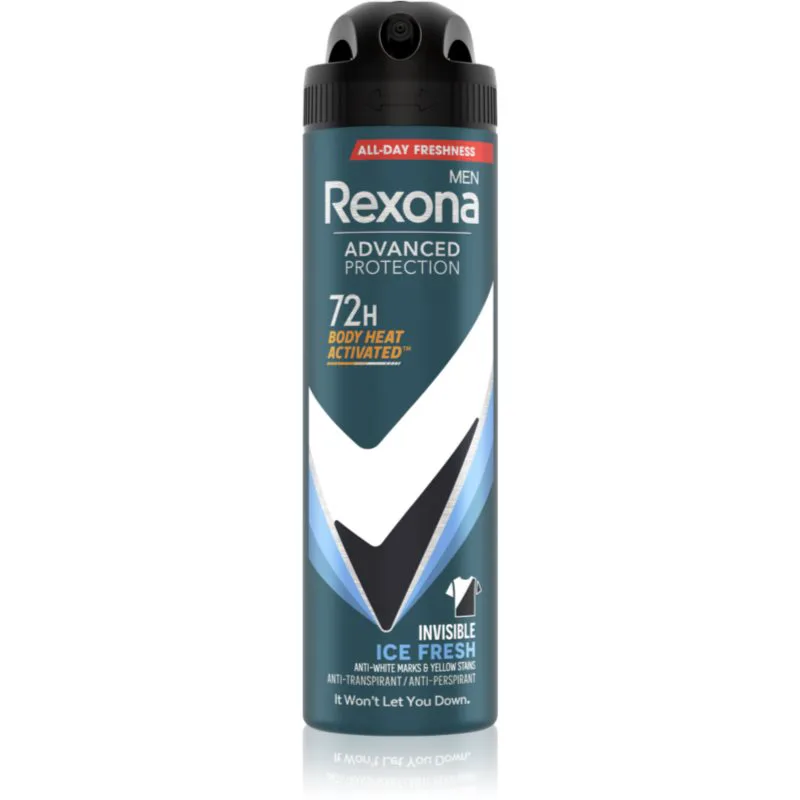 Rexona Men Advanced Protection Invisible Ice Fresh αποσμητικό για άντρες 150 ml