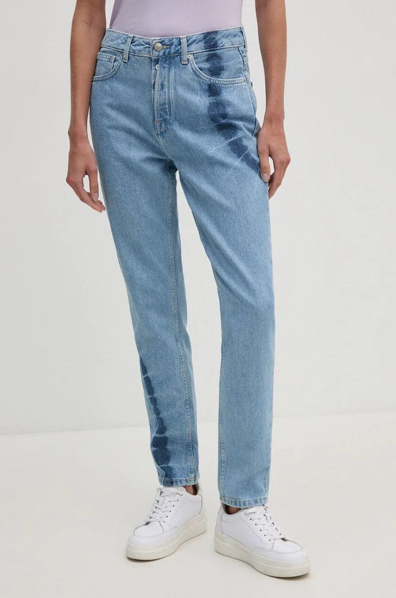 Τζιν παντελόνι Pepe Jeans TAPERED JEANS HW TIE DYE