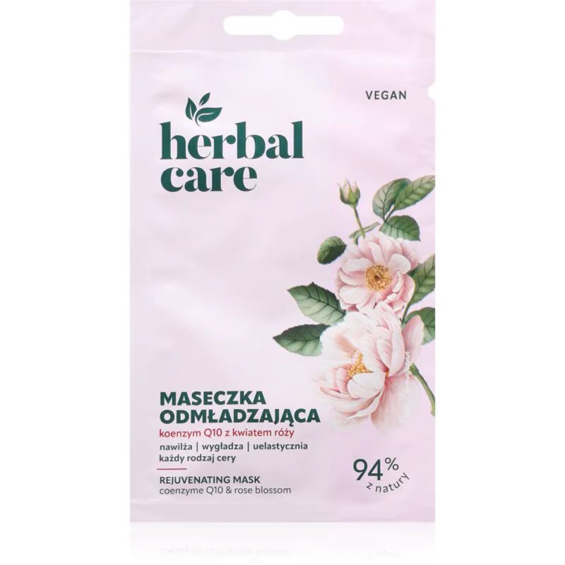 Farmona Herbal Care Coenzyme Q10 & Rose flower μάσκα προσώπου με συνένζυμο Q 10 1 τμχ