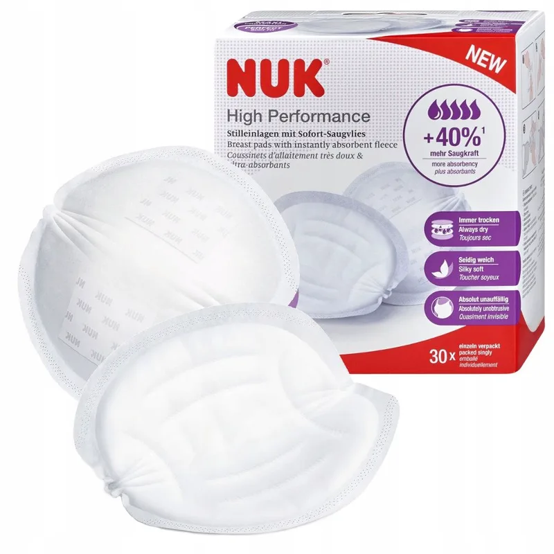 Nuk High Performance Breast Pad Επιθέματα Στήθους Υψηλής Απορροφητικότητας - 30 Τεμάχια