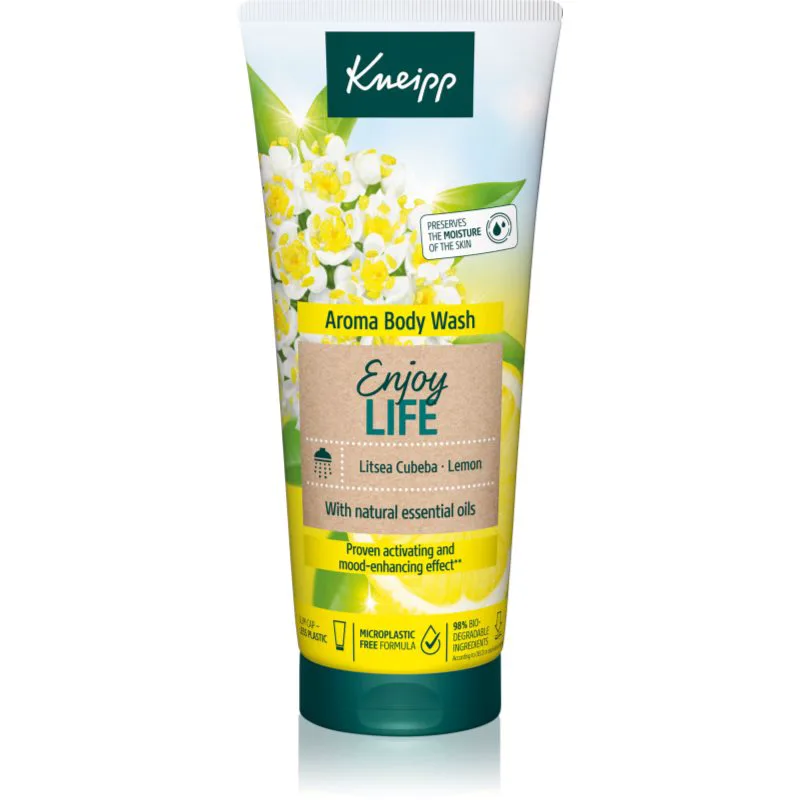 Kneipp Enjoy Life May Chang διεγερτικό τζελ για ντους 200 ml