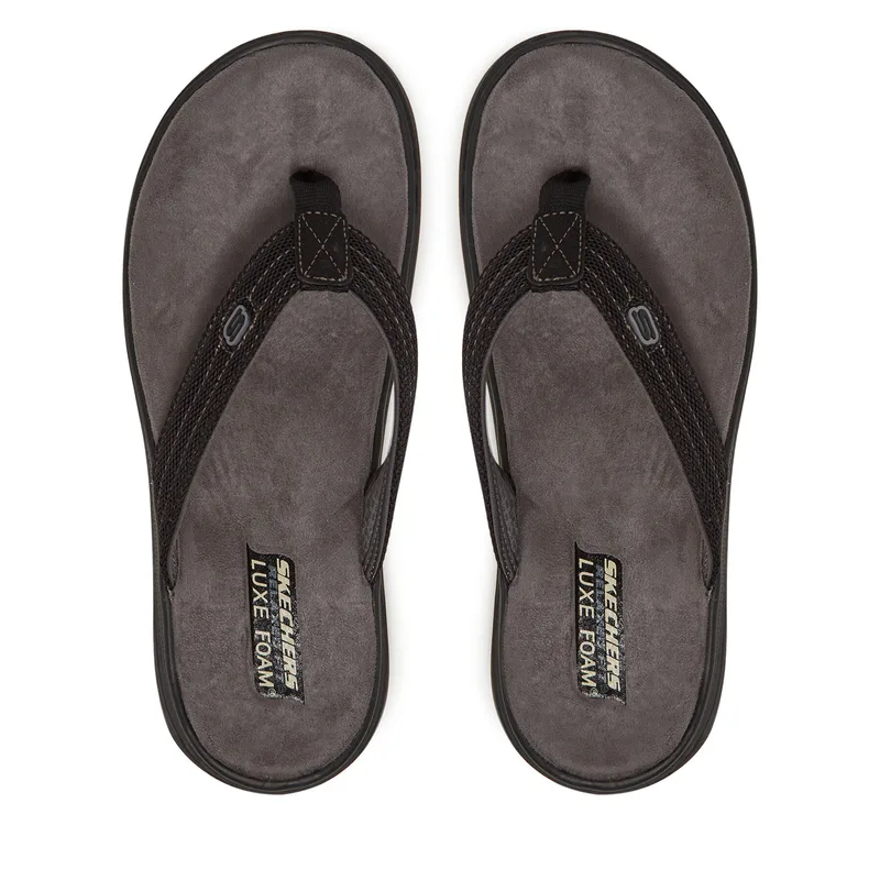 Σαγιονάρες Skechers Proven Sd-Baylis 204577/BLK Μαύρο