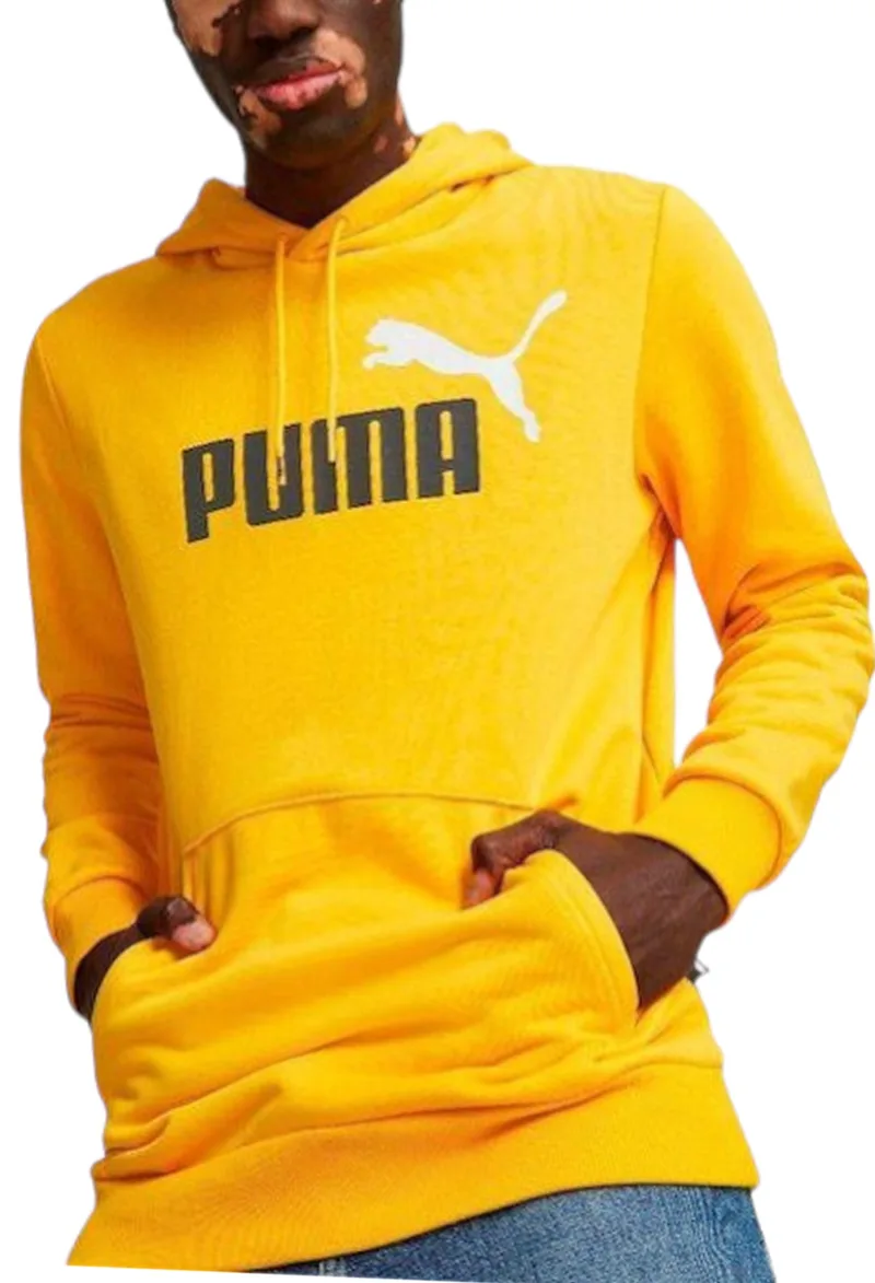 Μπλούζα Μακρυμάνικη Puma Ess+ 2 Col Big Logo Hoodie FL 586764-55 Ανδρικό