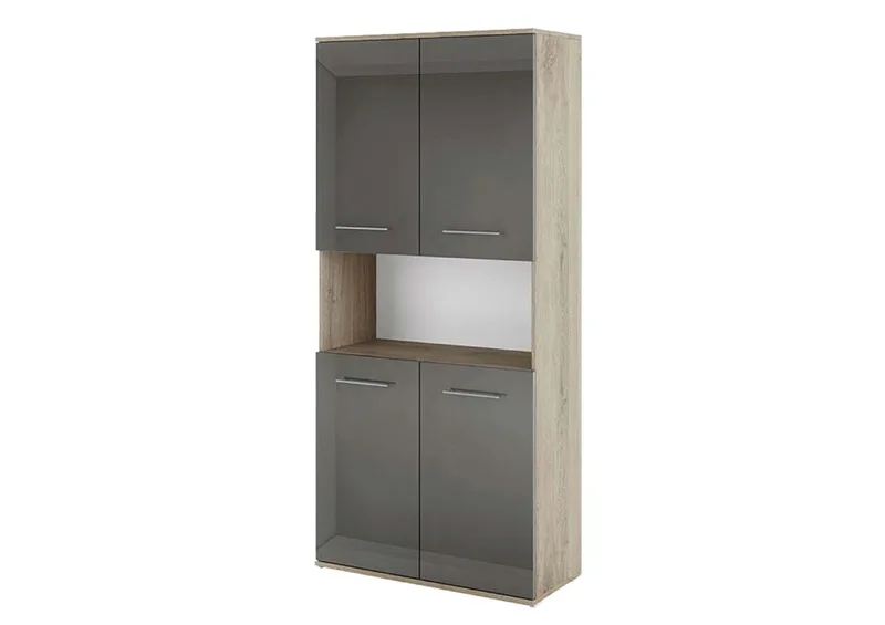 Βιβλιοθήκη με πόρτες 80x36x175.5, Modul 65, Genomax