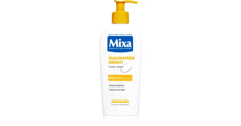 Mixa Niacinamide illuminating and hydrating body milk 250 ml