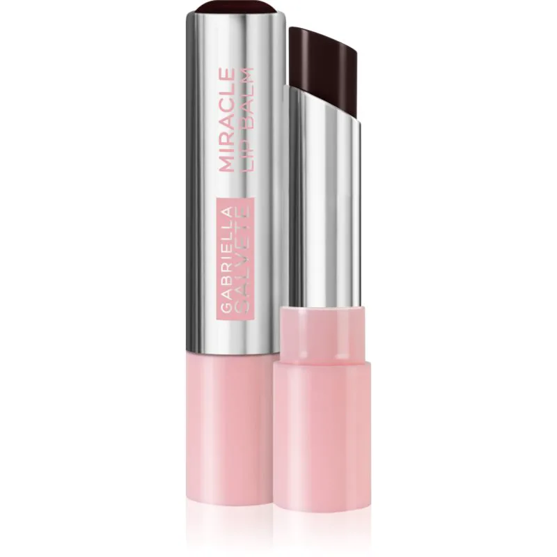 Gabriella Salvete Miracle Lip Balm ενυδατικό βάλσαμο για τα χείλη προσαρμόζεται στο pH απόχρωση 106 Black 2.8 γρ