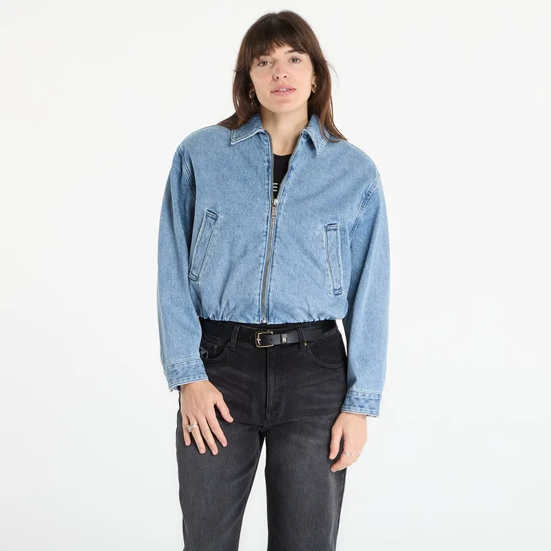 Μπουφάν Michael Kors Denim Bomber Jacket Horizon Wash XS