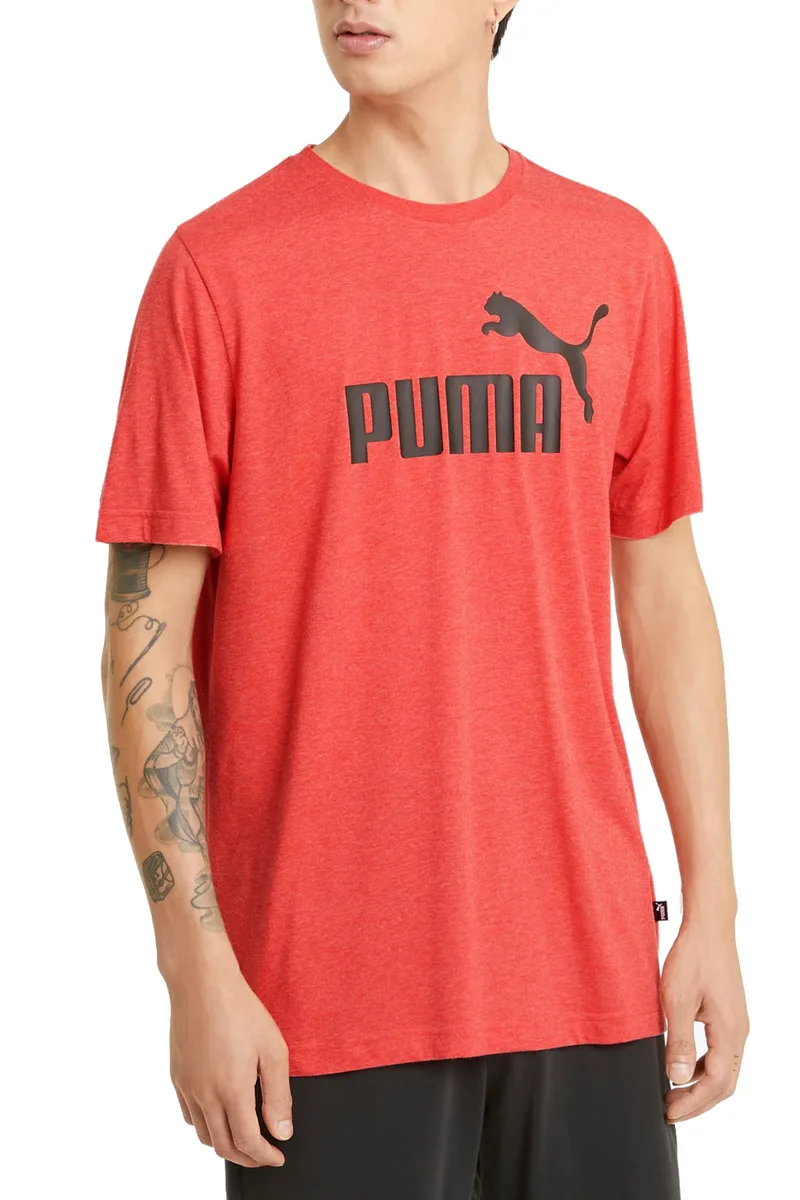 Μπλούζα Κοντομάνικη Puma Ess Heather 586736-11 Ανδρικό