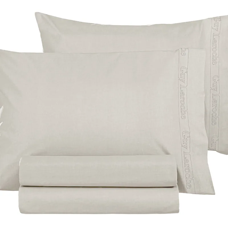 Μαξιλαροθήκες Ζεύγος 50X70 Guy Laroche Color Plus Ivory (50x70)