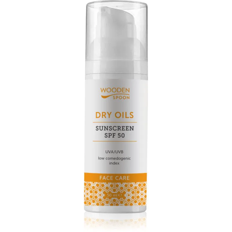 WoodenSpoon Dry Oils Sunscreen SPF 50 αντηλιακή κρέμα SPF 50 50 ml