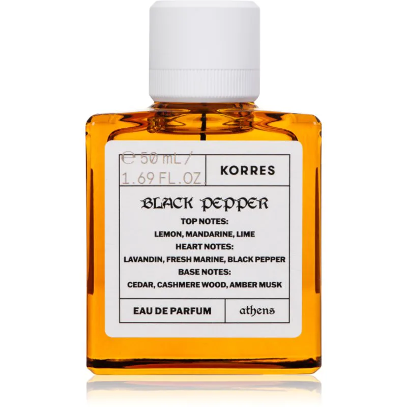 Korres Black Pepper Eau de Parfum για άντρες 50 ml