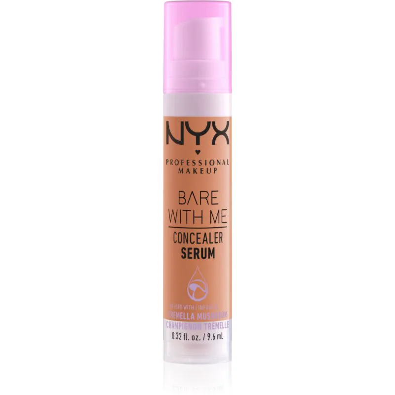 NYX Professional Makeup Bare With Me Concealer Serum ενυδατικός διορθωτής 2 σε 1 απόχρωση 8.5 Caramel 9,6 μλ
