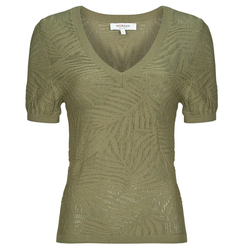 T-shirt με κοντά μανίκια Morgan MPALM