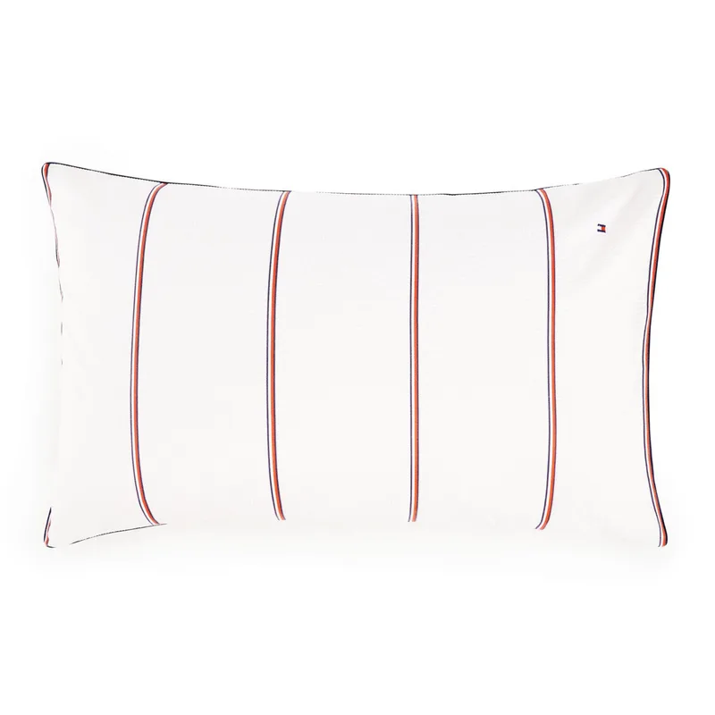 Μαξιλαροθήκη Tommy Hilfiger James Λευκό 50x80