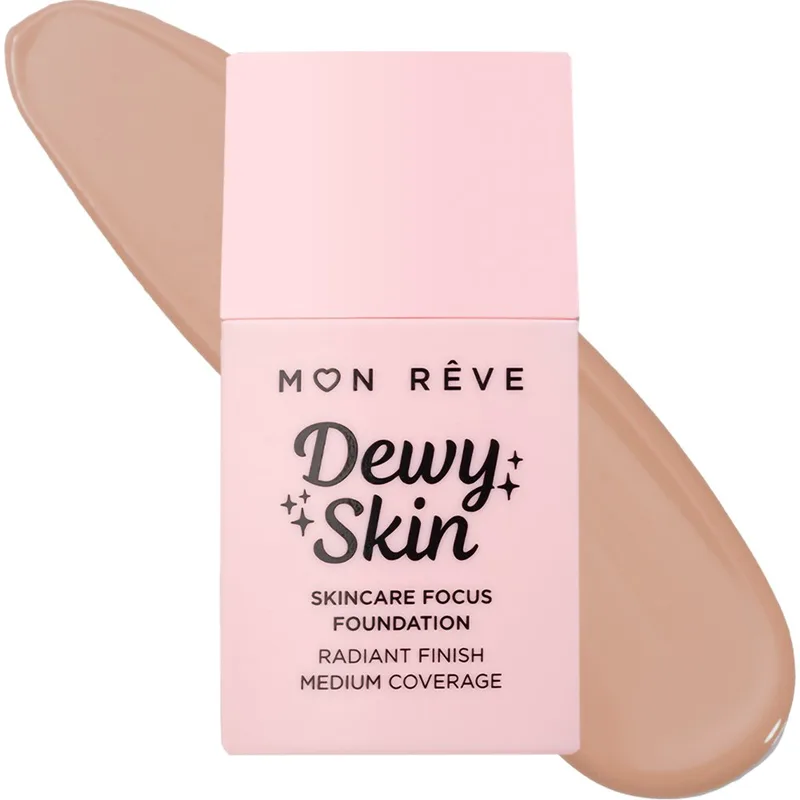 Mon Reve Dewy Skin Foundation Μεσαίας Κάλυψης για Λαμπερό Τελείωμα 30ml - 31C
