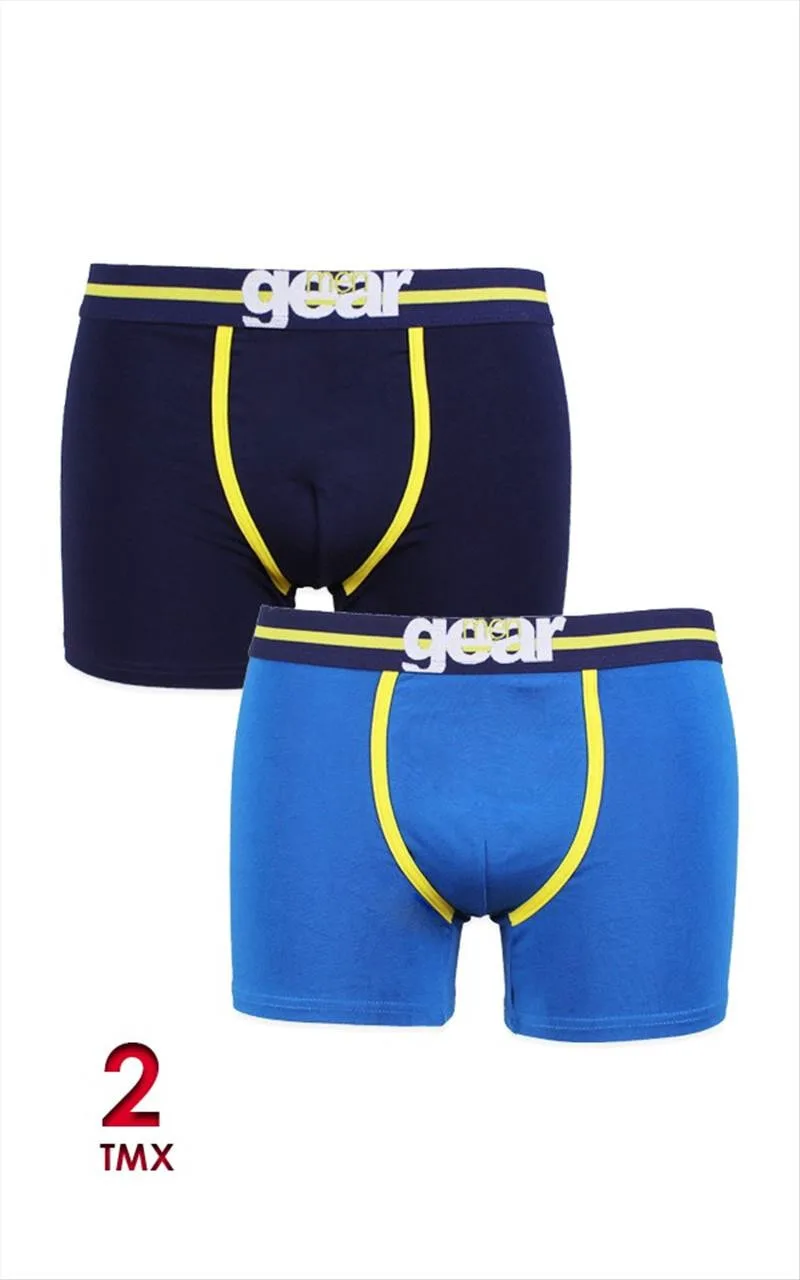 MINERVA Boxer Men Gear 2 Τεμάχια - Μπλέ