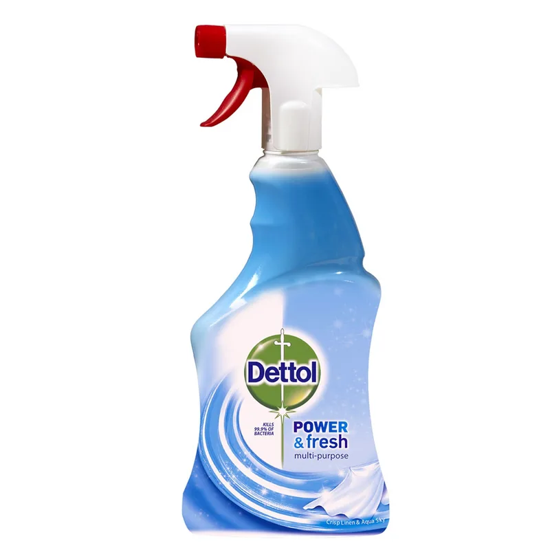 Καθαριστικό Επιφανειών DETTOL POWER & FRESH LINEN & AQUA SKY Αντλία 500ml