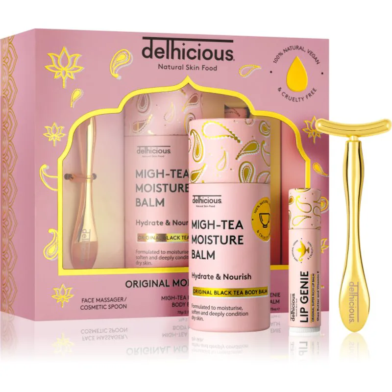 delhicious MOISTURE MAGIC σετ δώρου για σώμα και πρόσωπο