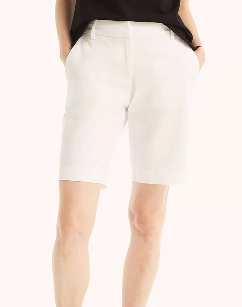 NAUTICA ΒΕΡΜΟΥΔΑ/ΣΟΡΤΣ 10 ANCHOR STRETCH TWILL SOLID SHORT 3NC45B702-1BW White