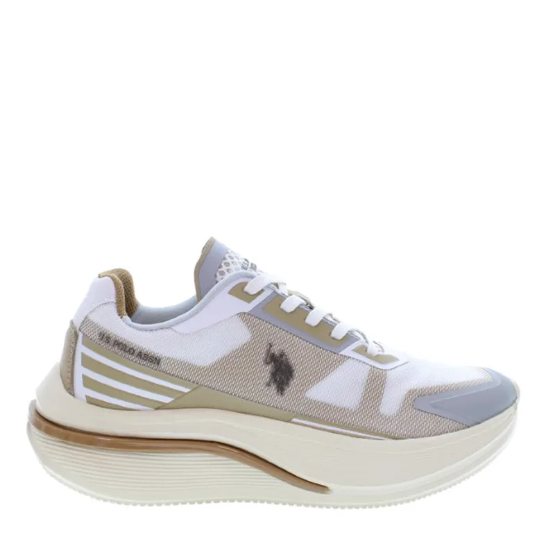 US POLO Claude006 Sneaker 36-41 - ΛΕΥΚΟ/ΜΠΕΖ - USCLAUDE006WEM1/01