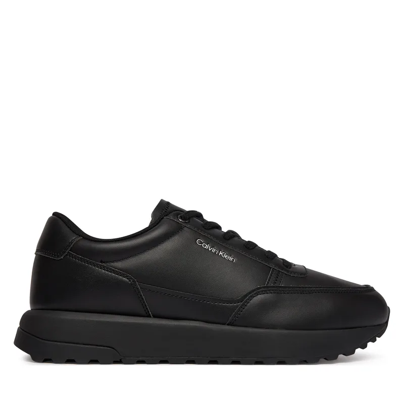 Αθλητικά Calvin Klein City Runner Laceup Lth HM0HM02146 Μαύρο