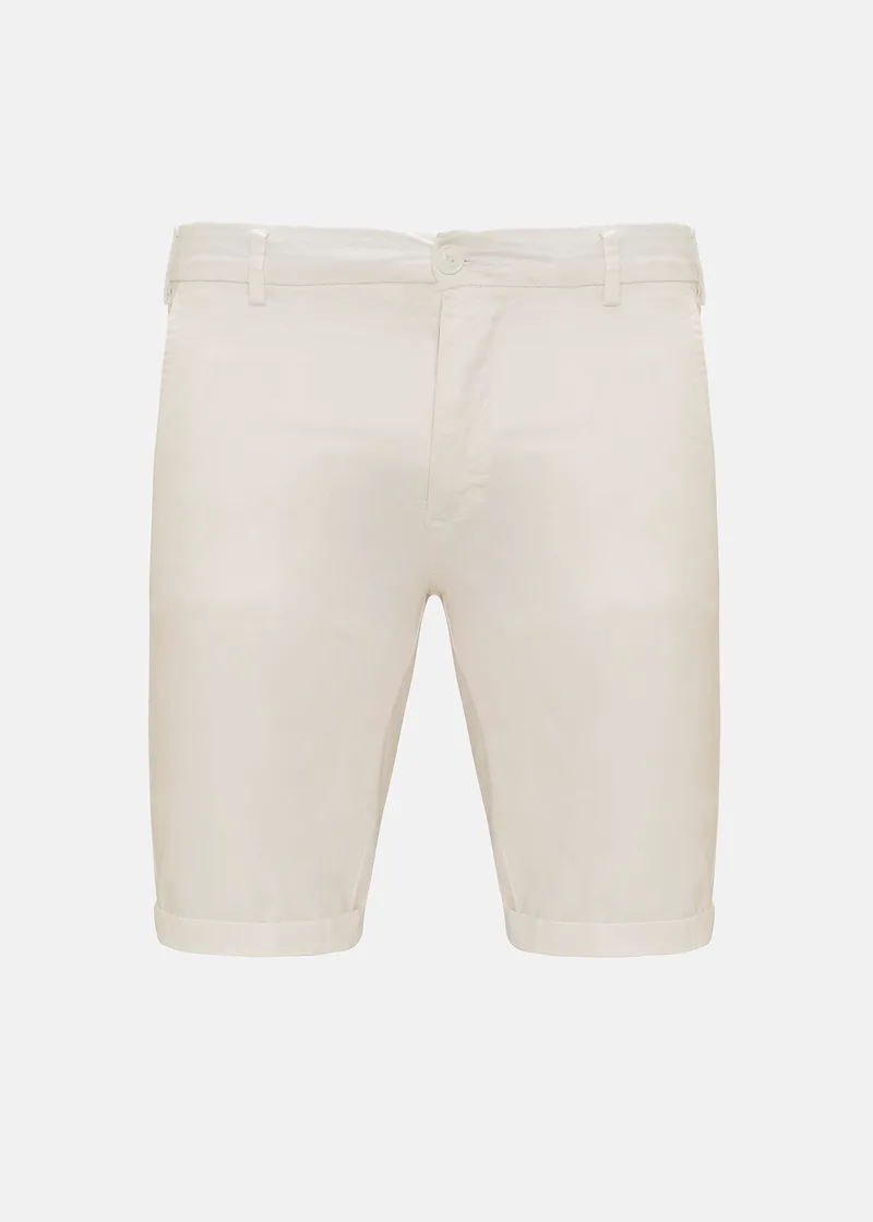 Schott N.Y.C. Βερμούδα της σειράς Chino - TRJO30 White