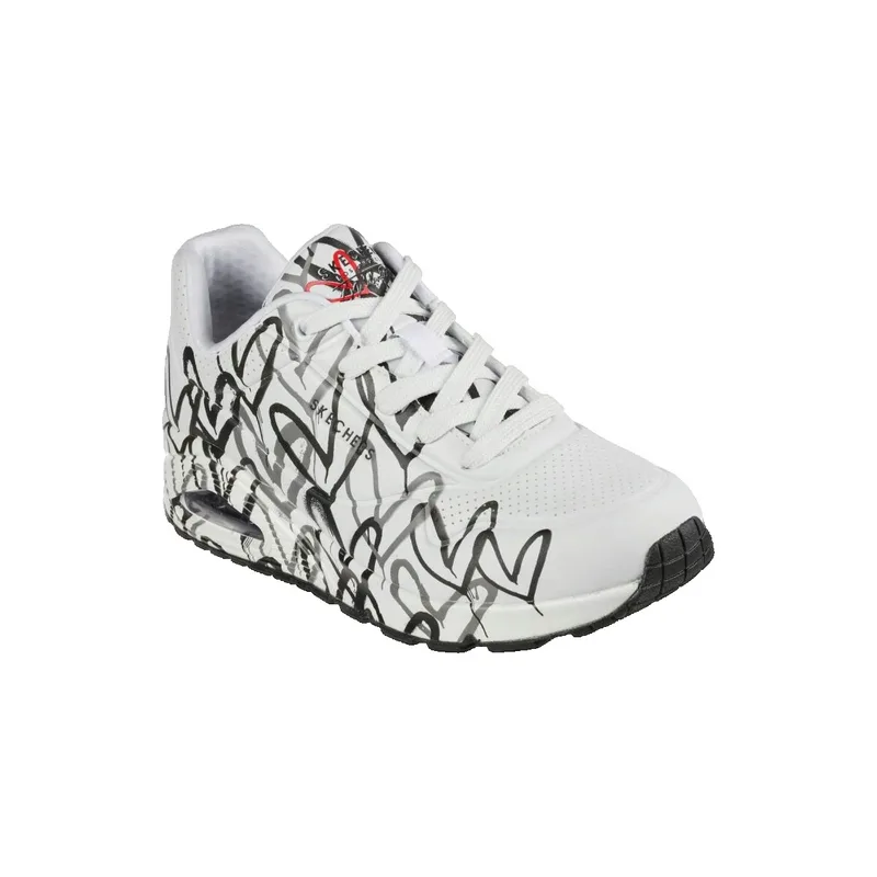 Sneakers Skechers Imprimé De Coeur Uno Spread The Love
