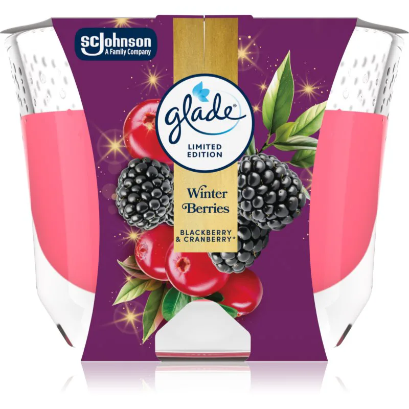 GLADE Winter Berries αρωματικό κερί 204 γρ