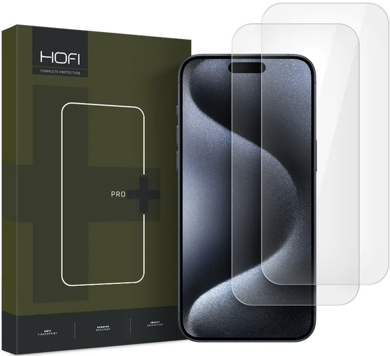Αντιχαρακτικό Γυαλί Οθόνης - Apple iPhone 17 Pro Max / 16 Pro Max - Hofi Premium Pro+ Tempered Glass - 2 Τεμάχια - Clear (5906302310814)
